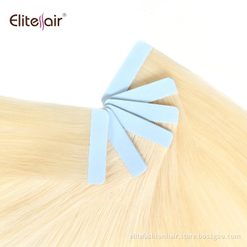 Wholesale High Quality No any split ends 100% Human Hair Invisible Double Drawn Remy Tape In Hair Extensions Tape weft hair